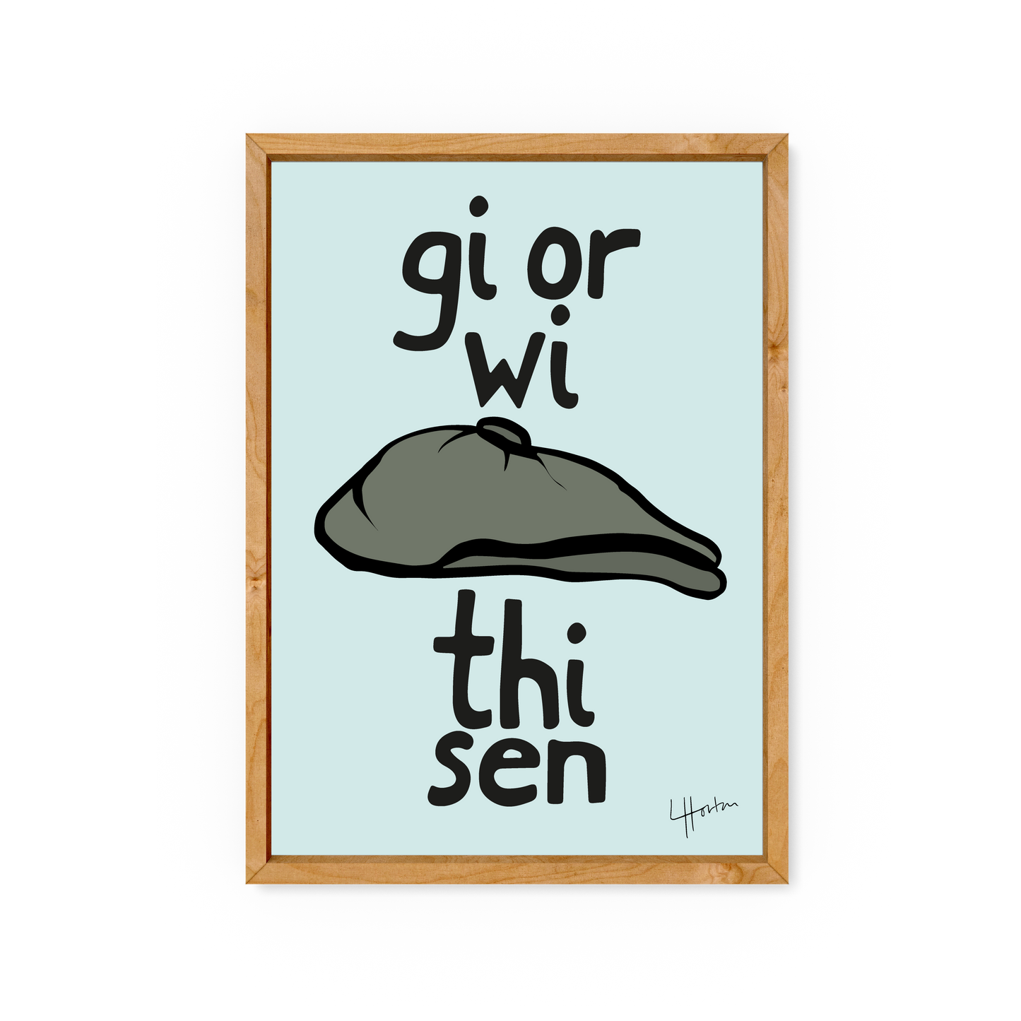 Gi Or (Remastered 2023) - Yorkshire Slang Art Print - Luke Horton