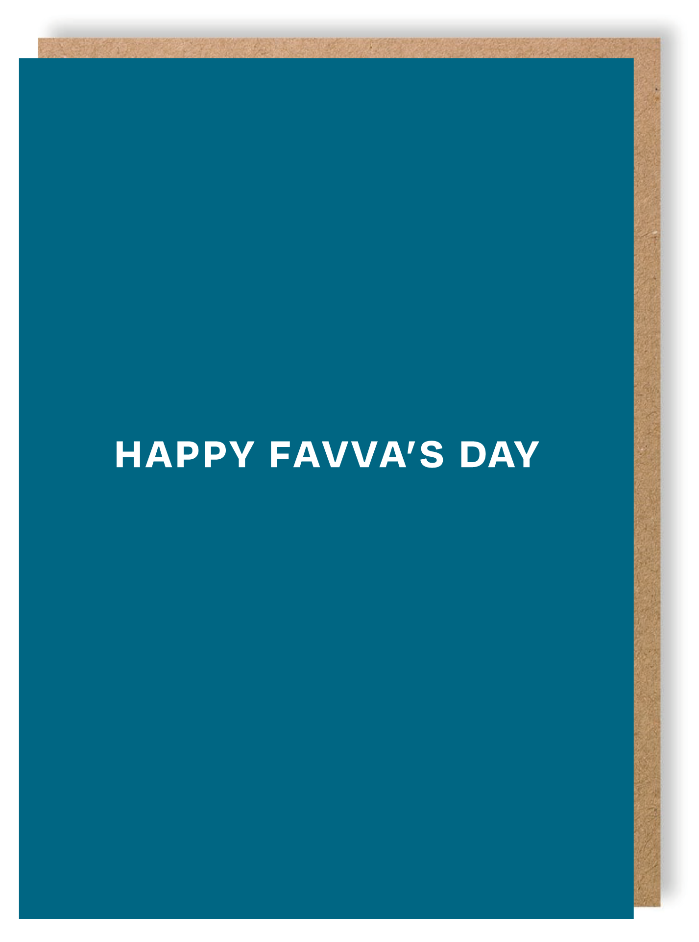 Happy Favva's Day - Greetings Card - LukeHorton Art