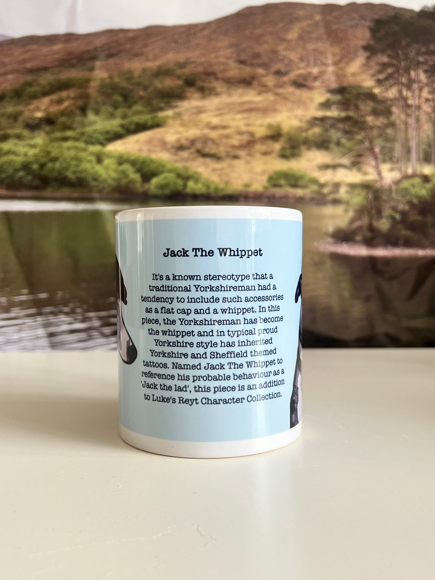 Jack The Whippet Mug - Luke Horton