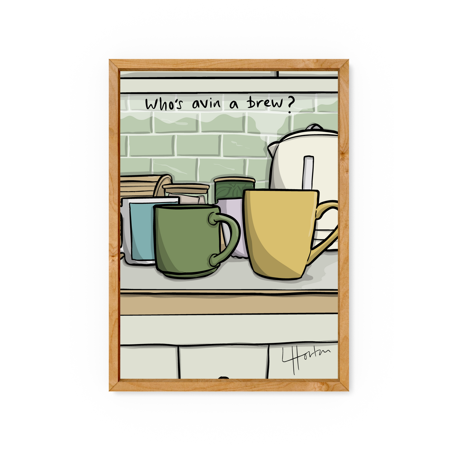 Kettle's On - Art Print - Luke Horton