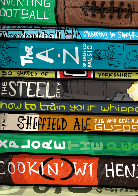 Pages of Sheffield - Sheffield City Art Print - Luke Horton