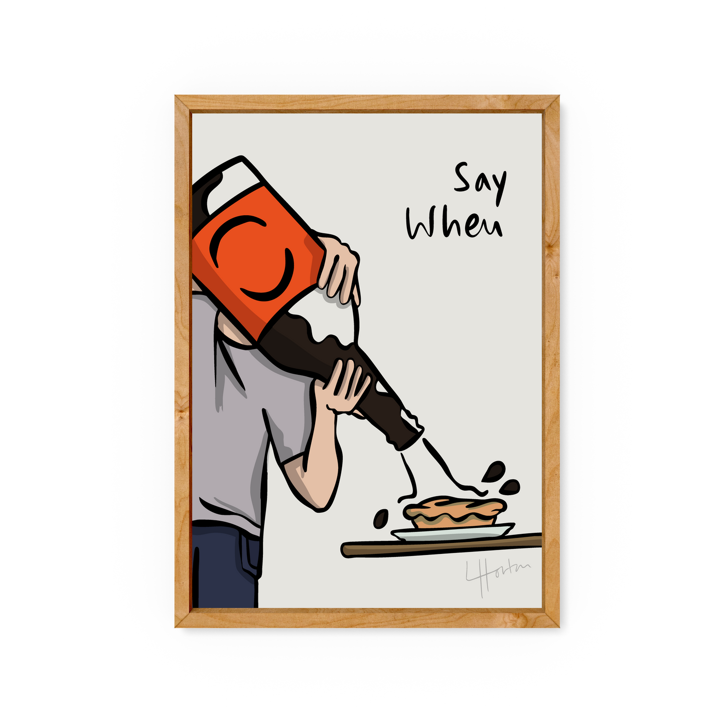 Say When - Art Print - Luke Horton