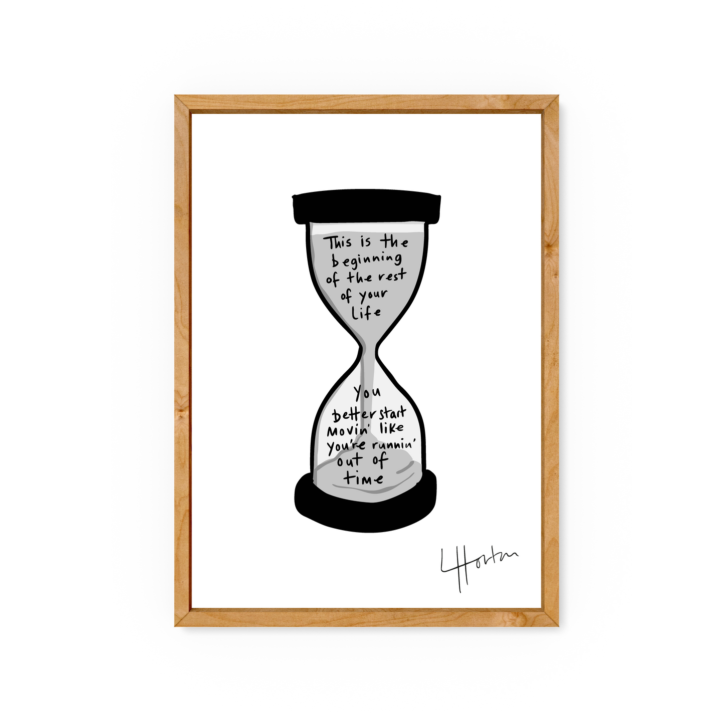 The Beginning Of The Rest Of Your Life - Art Print - Luke Horton