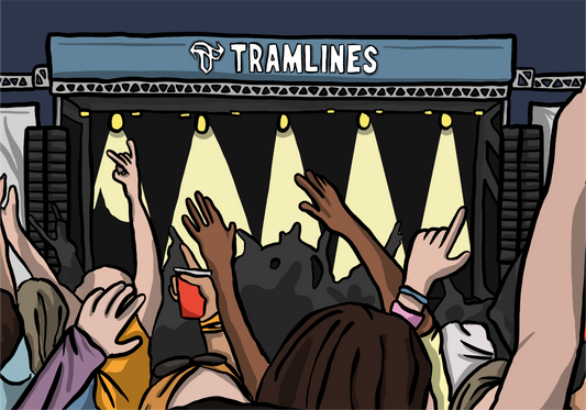 Tramlines Signed Limited Edition Print (100) 2023 - Sheffield Music Festival - Luke Horton
