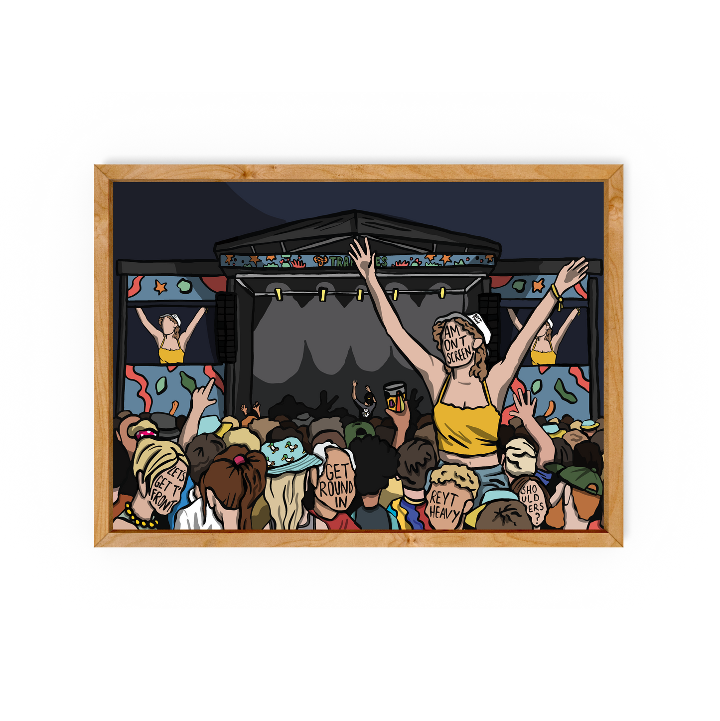 Tramlines Signed Limited Edition Print (100) 2024 - Sheffield Music Festival - Luke Horton