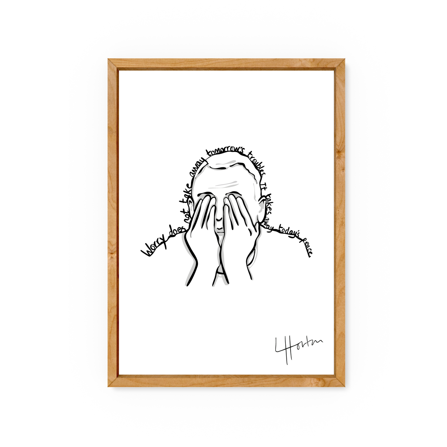 Worry, Not - Art Print - Luke Horton