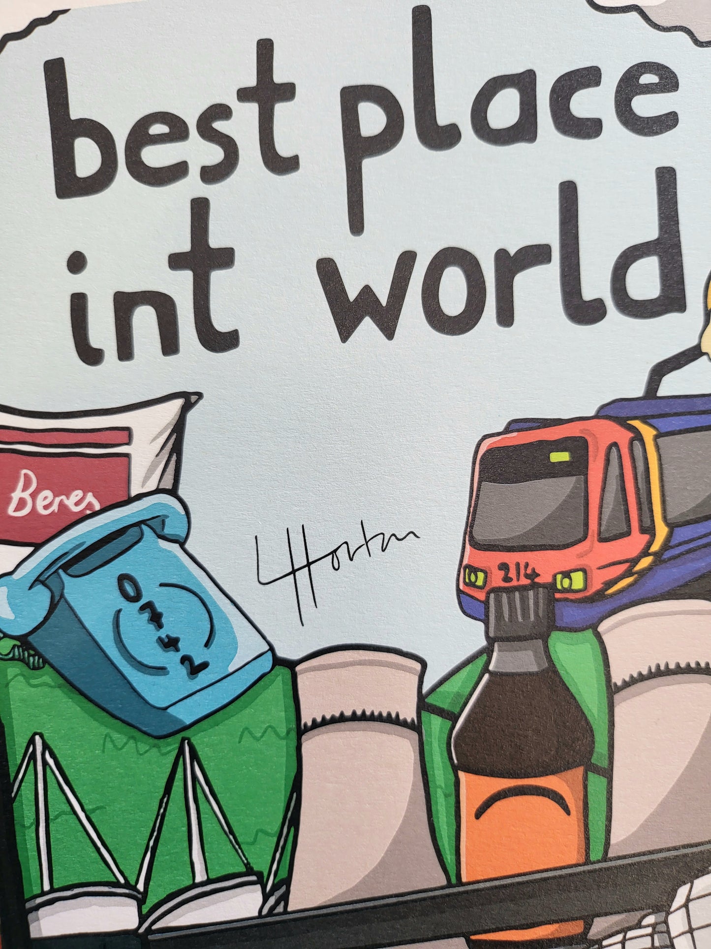 Best Place Int World - Sheffield City Art Print - Luke Horton