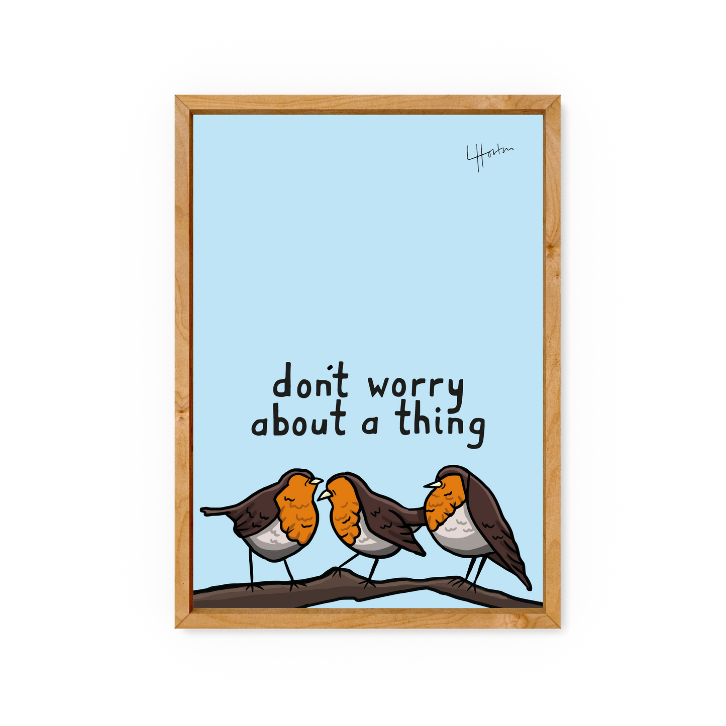 Bob Marley - Three Little Birds - Art Print - LukeHorton Art