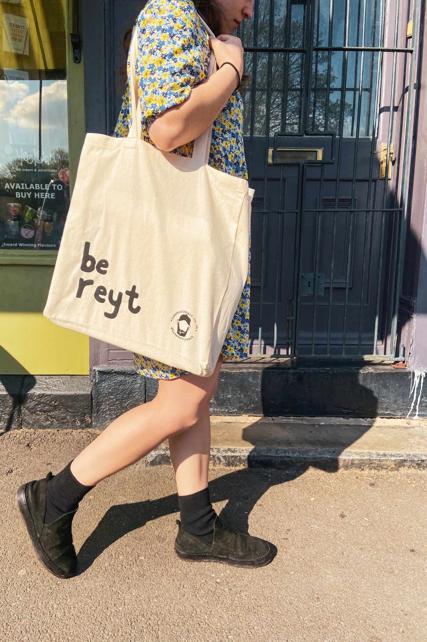 Be Reyt Tote Bag - Yorkshire Slang - Luke Horton