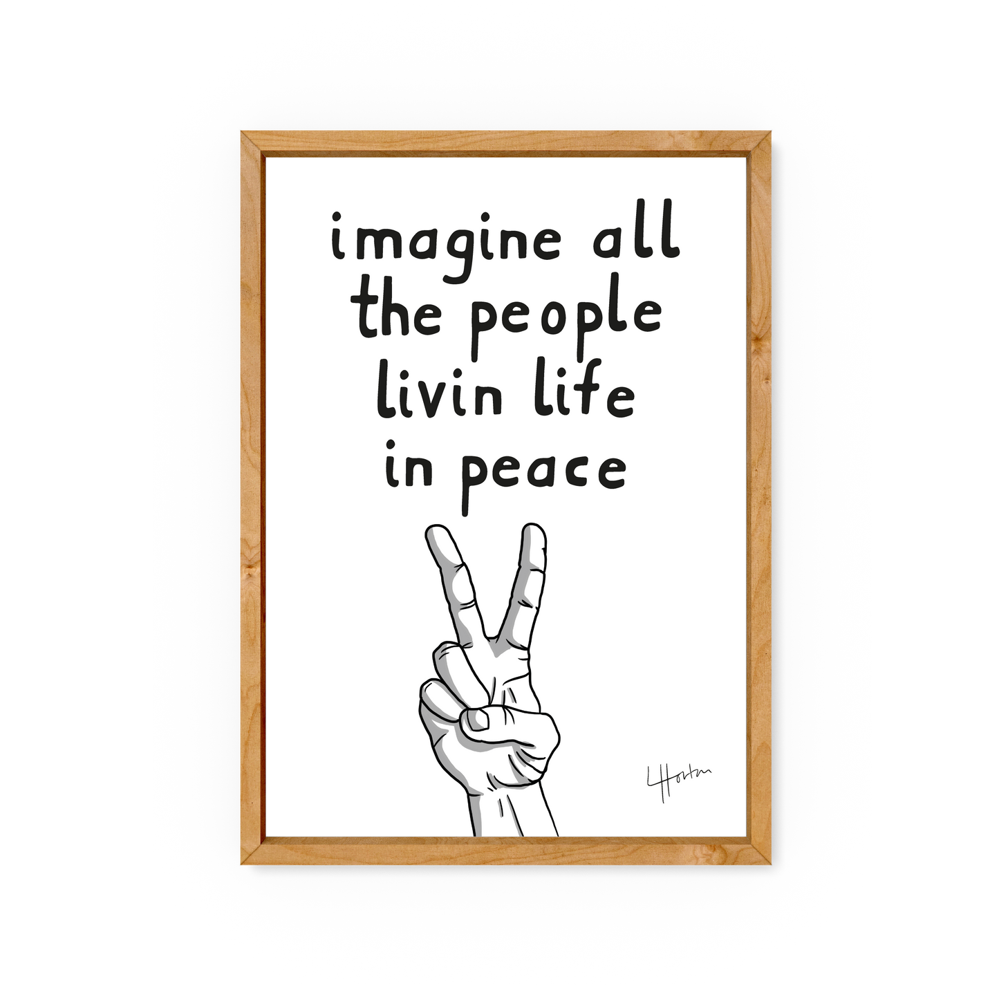 John Lennon - Imagine - Art Print - LukeHorton Art