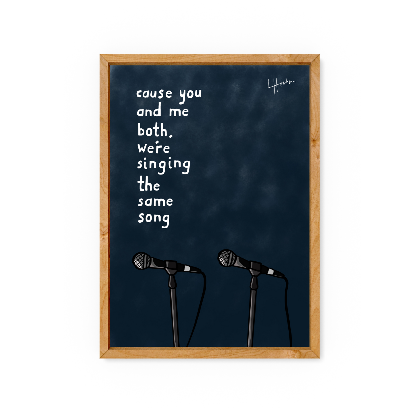 Milburn - Lipstick Licking - Art Print - LukeHorton Art