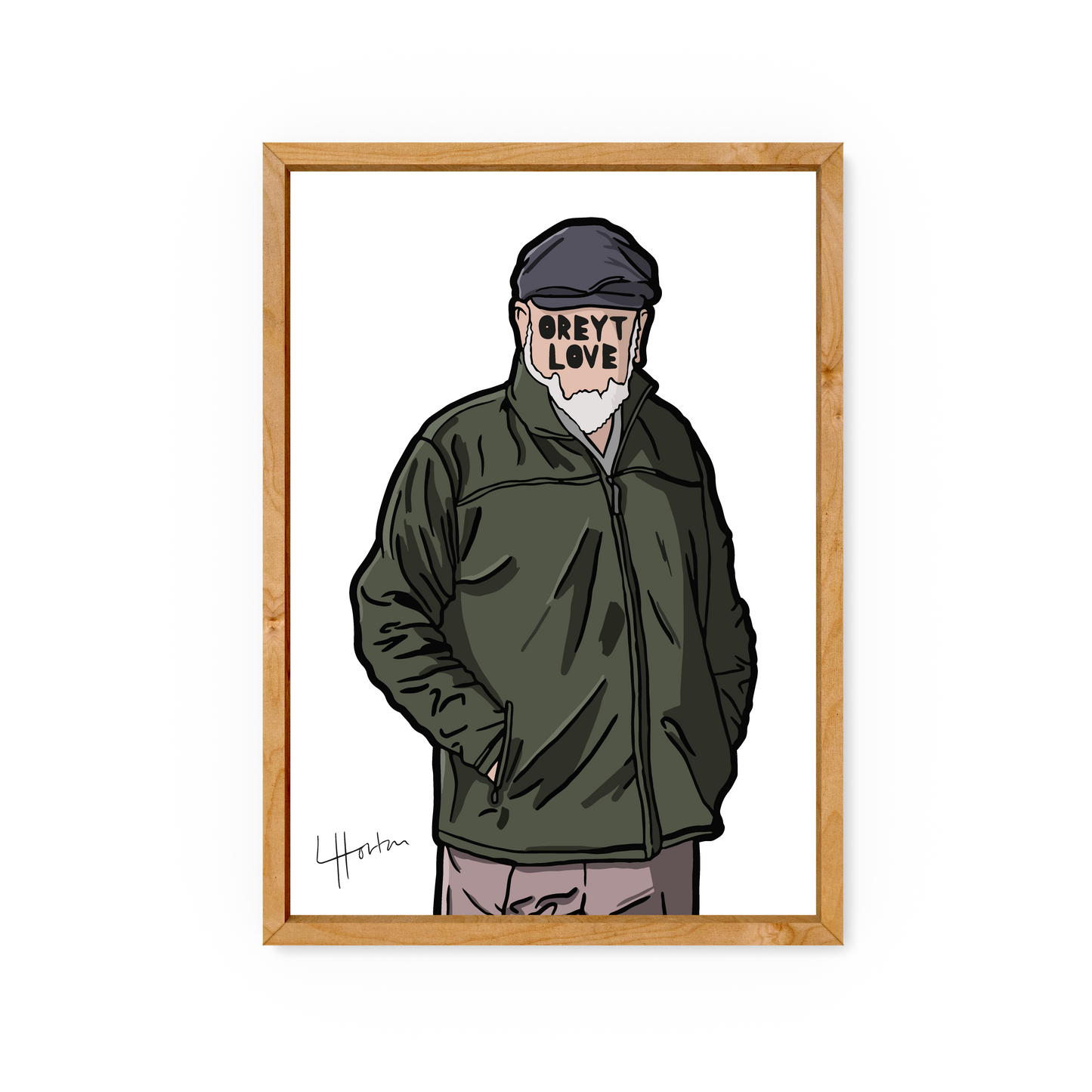Oreyt Love - Yorkshire Slang - Art Print - Luke Horton
