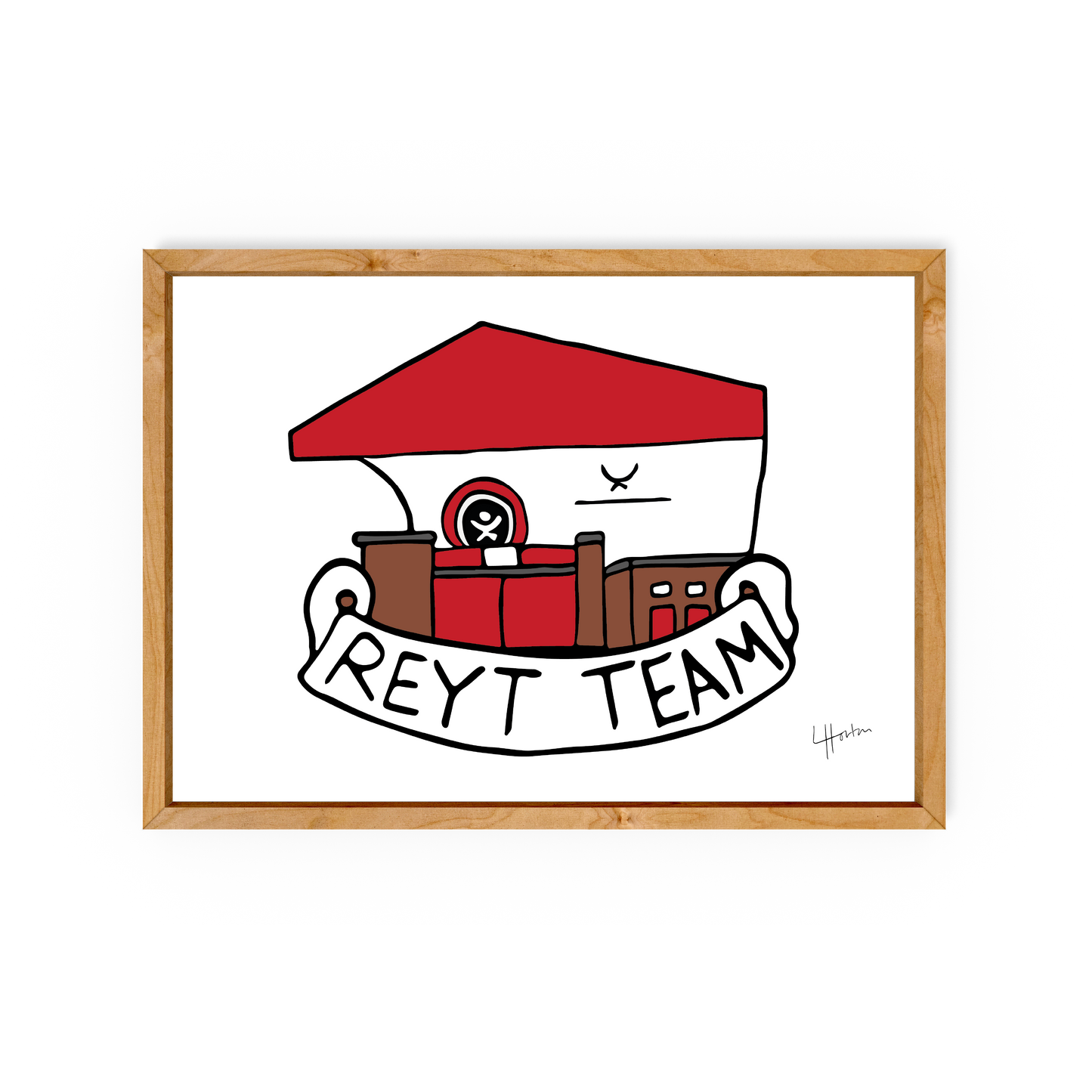 SUFC Reyt Team - Sheffield United Art Print - Luke Horton