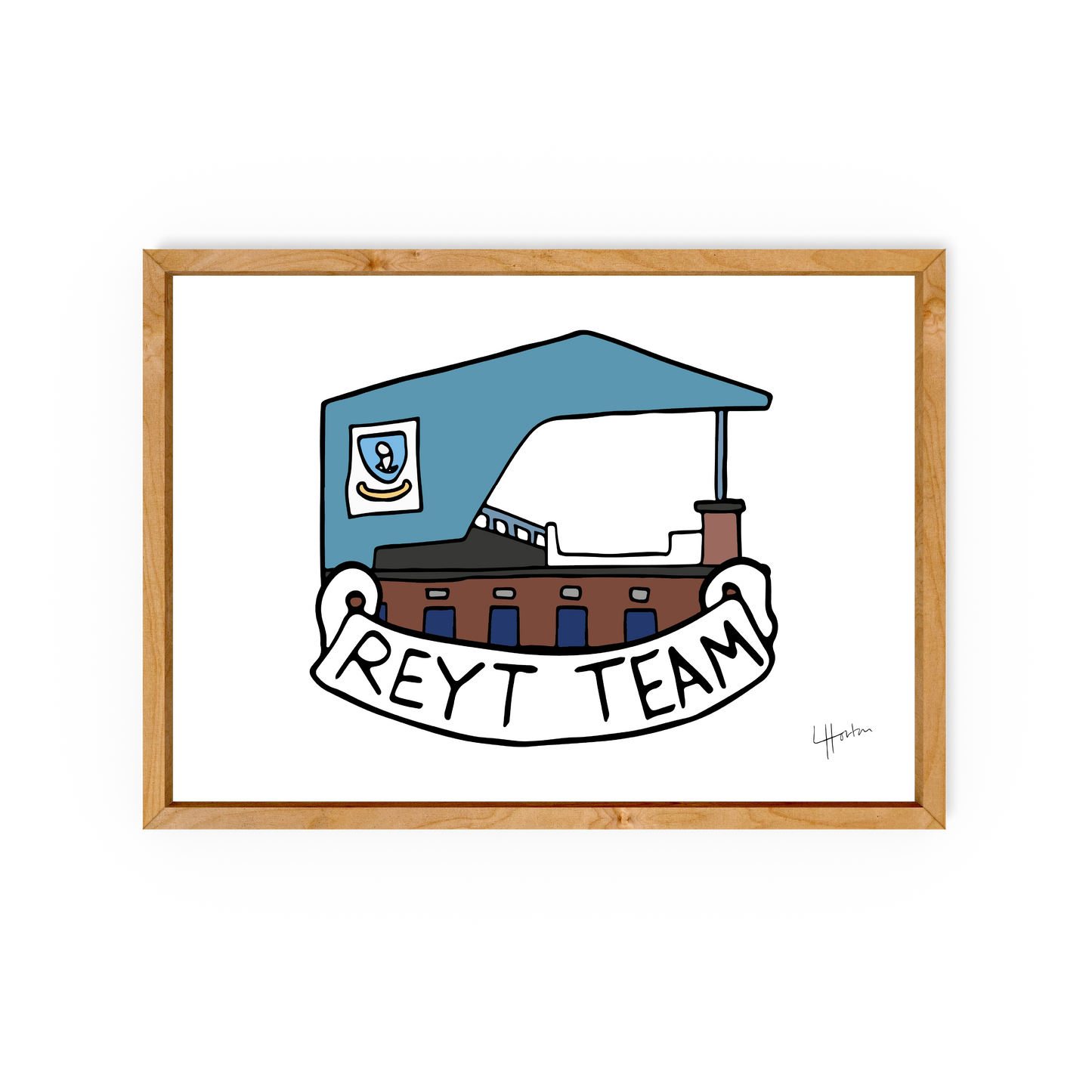 SWFC Reyt Team - Sheffield Wednesday Art Print - Luke Horton