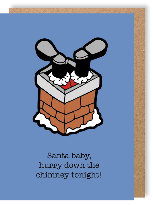 Santa Baby! - Christmas - Greetings Card - LukeHorton Art