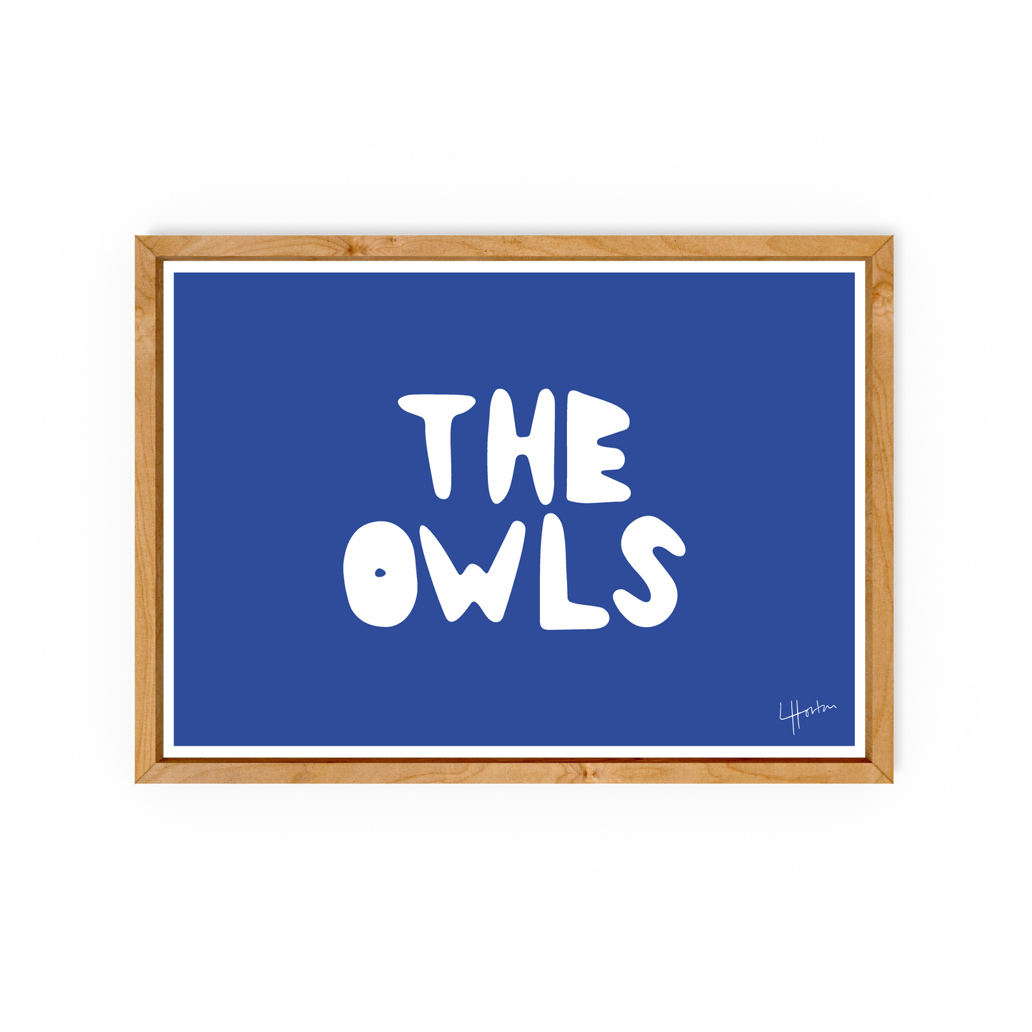 The Owls - Sheffield Wednesday Art Print - Luke Horton