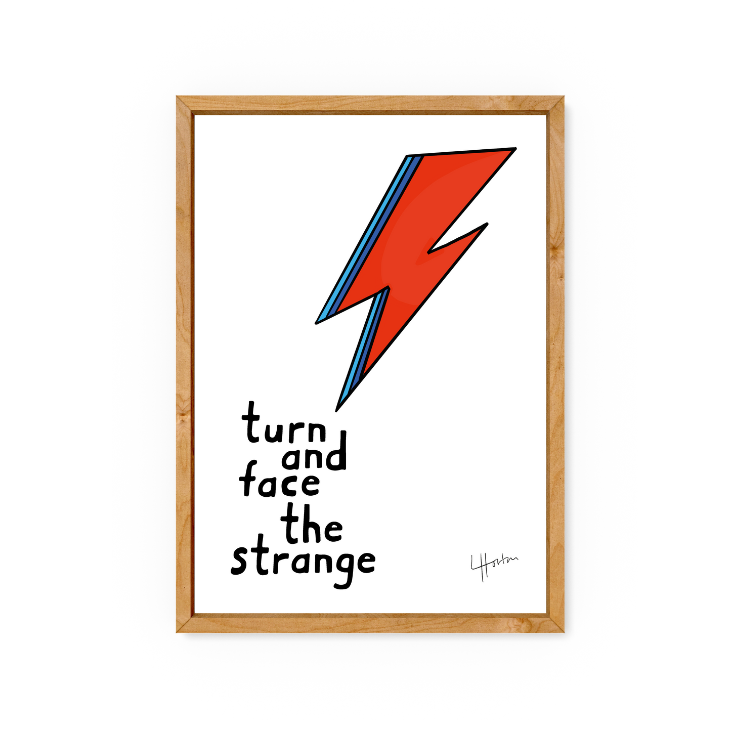 David Bowie - Changes - Art Print - LukeHorton Art