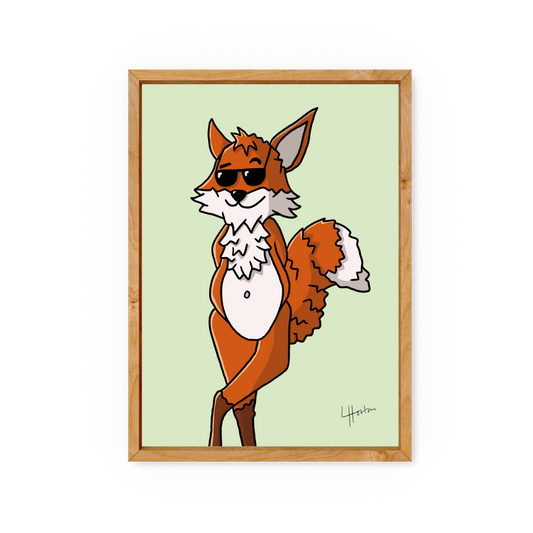 Fox - Animal Print - Luke Horton