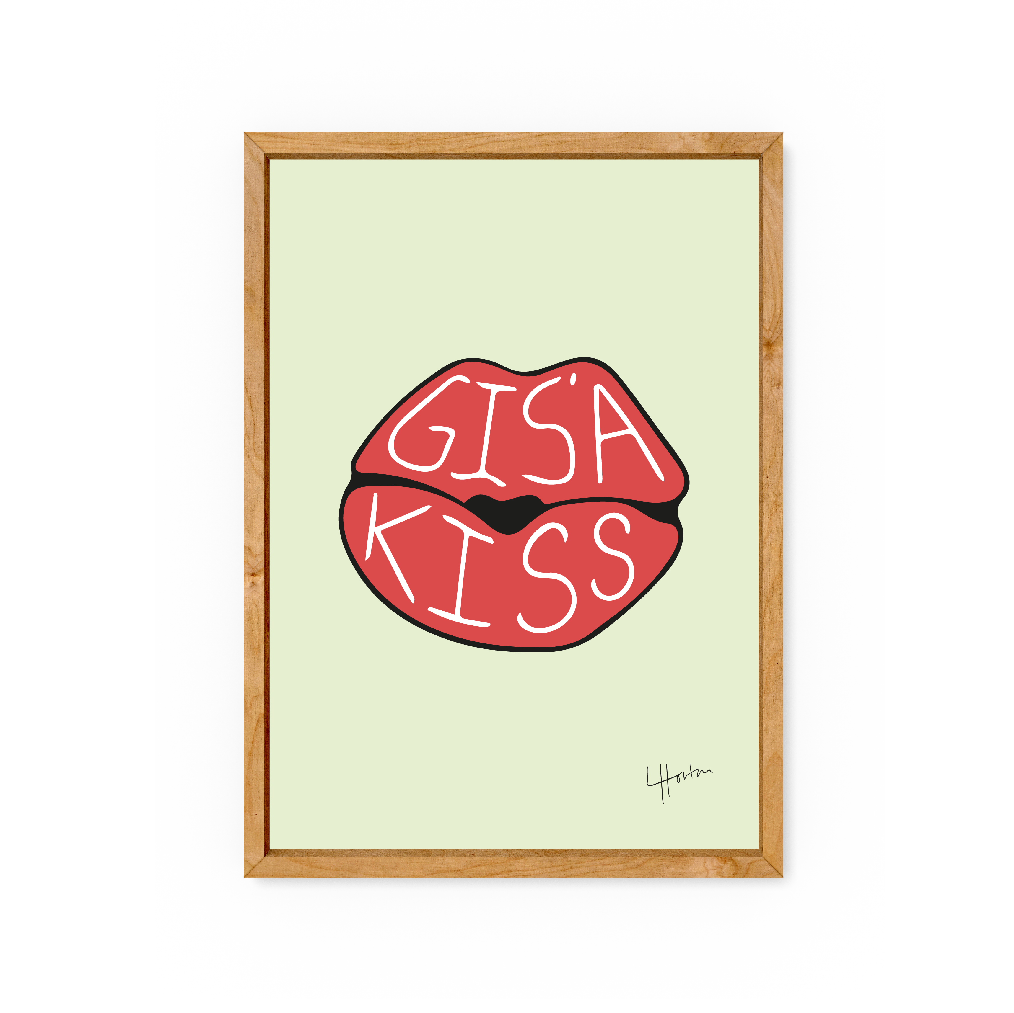 Kissing Couple XXXL - Best Photo Stop Between Amsterdam & Zaandam