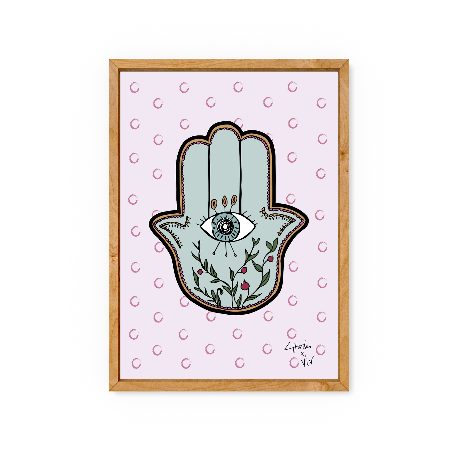 Hamsa - Luke x Viv Collaboration - Art Print - Luke Horton