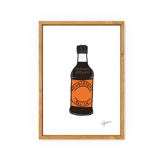 Hendos' - Henderson's Relish Sheffield Art Print - Luke Horton