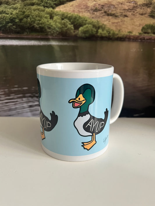 Ayup Duck - Yorkshire Slang Mug - Luke Horton