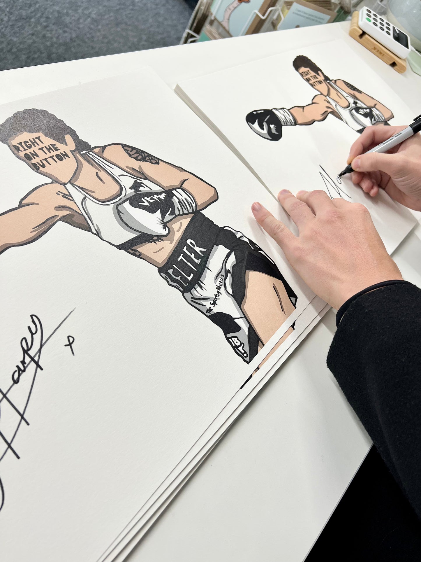 Terri 'Belter' Harper - Signed Limited Edition (20) - Art Print - LukeHorton Art