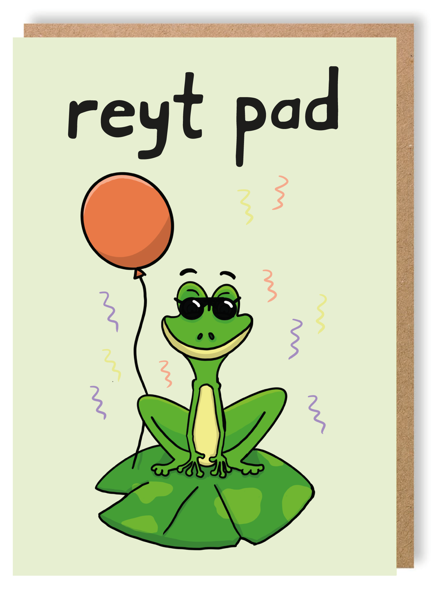 Reyt Pad - Greetings Card - LukeHorton Art