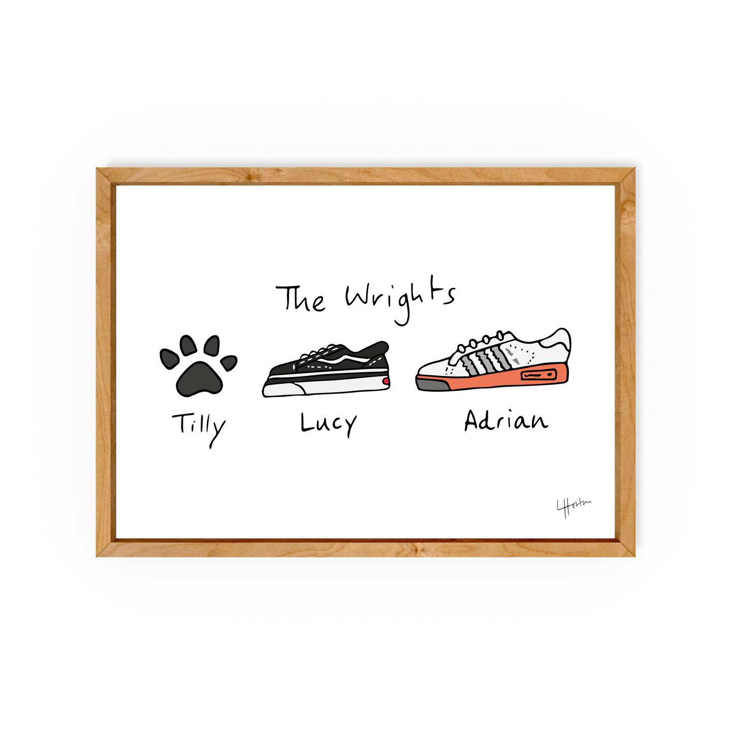 Family Shoe Print