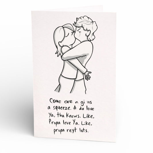 Come ere - Valentine's Card - LukeHorton Art