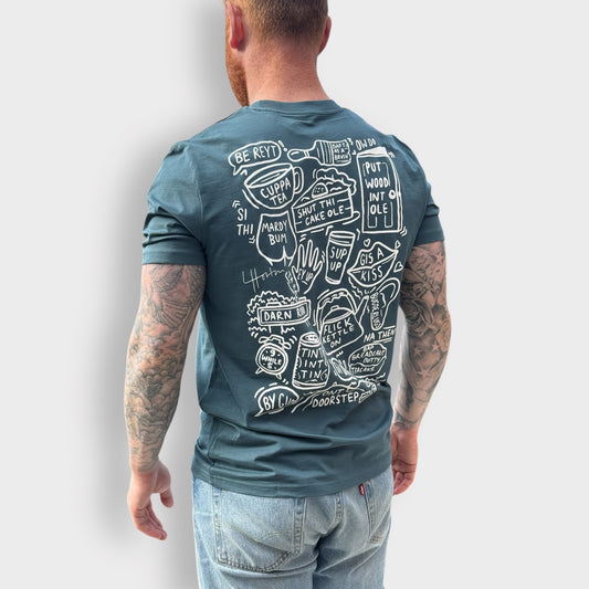 Slang - Yorkshire Slang Art Unisex T-Shirt - Luke Horton