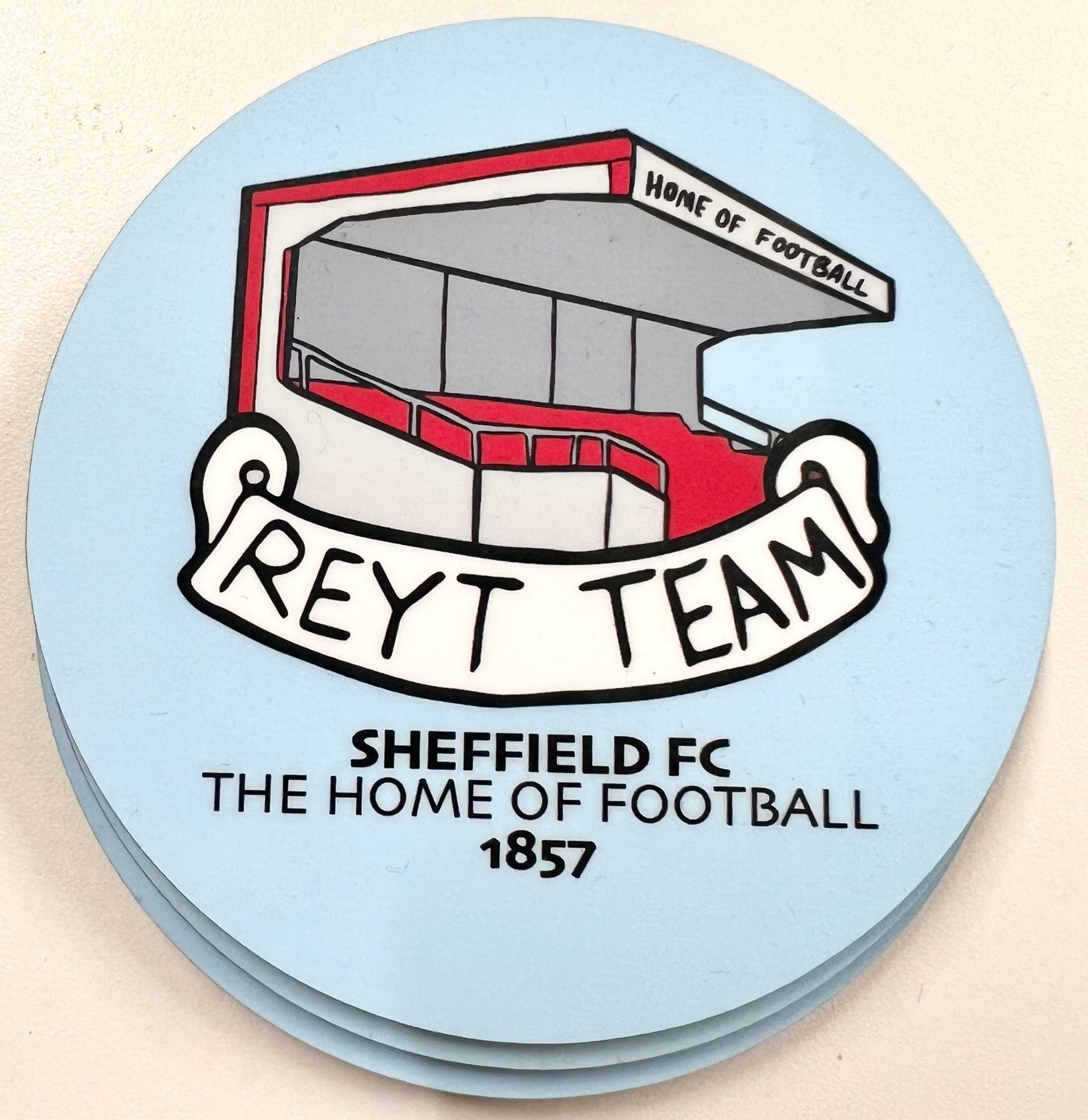 Reyt Team Coaster - Sheffield FC - Luke Horton