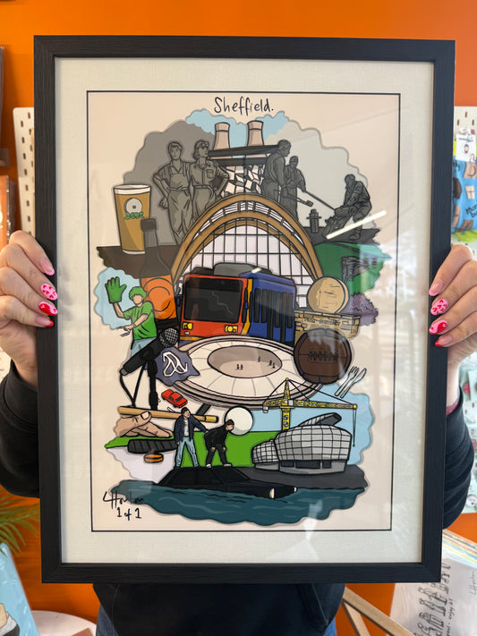 Sheffield - 1 of 1 Signed Limited Edition Print - LukeHorton Art