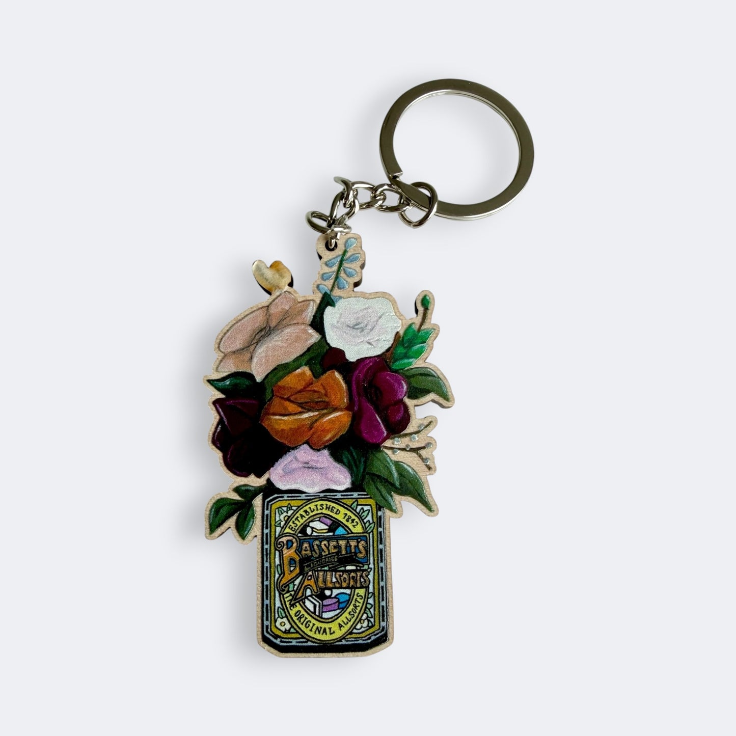 Bassets Vase- Keyring