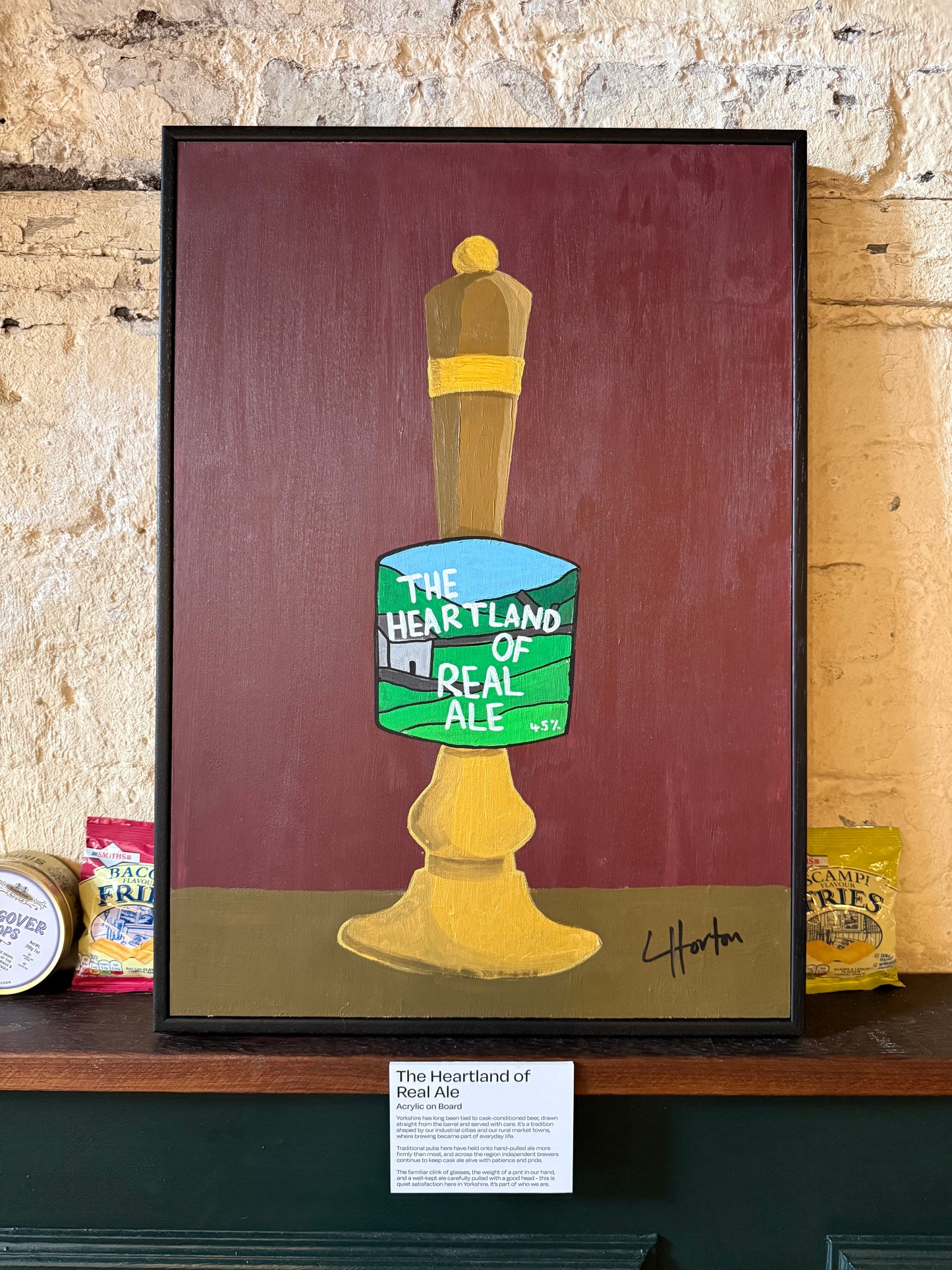 The Heartland of Real Ale  - Original Painting - LukeHorton Art