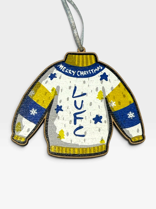 LUFC Christmas Jumper - Christmas Bauble