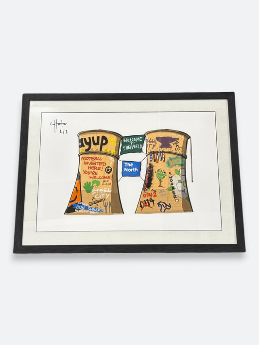 Cooling Towers Are Gone Not Forgotten - 1 of 1 Signed Limited Edition Print - LukeHorton Art