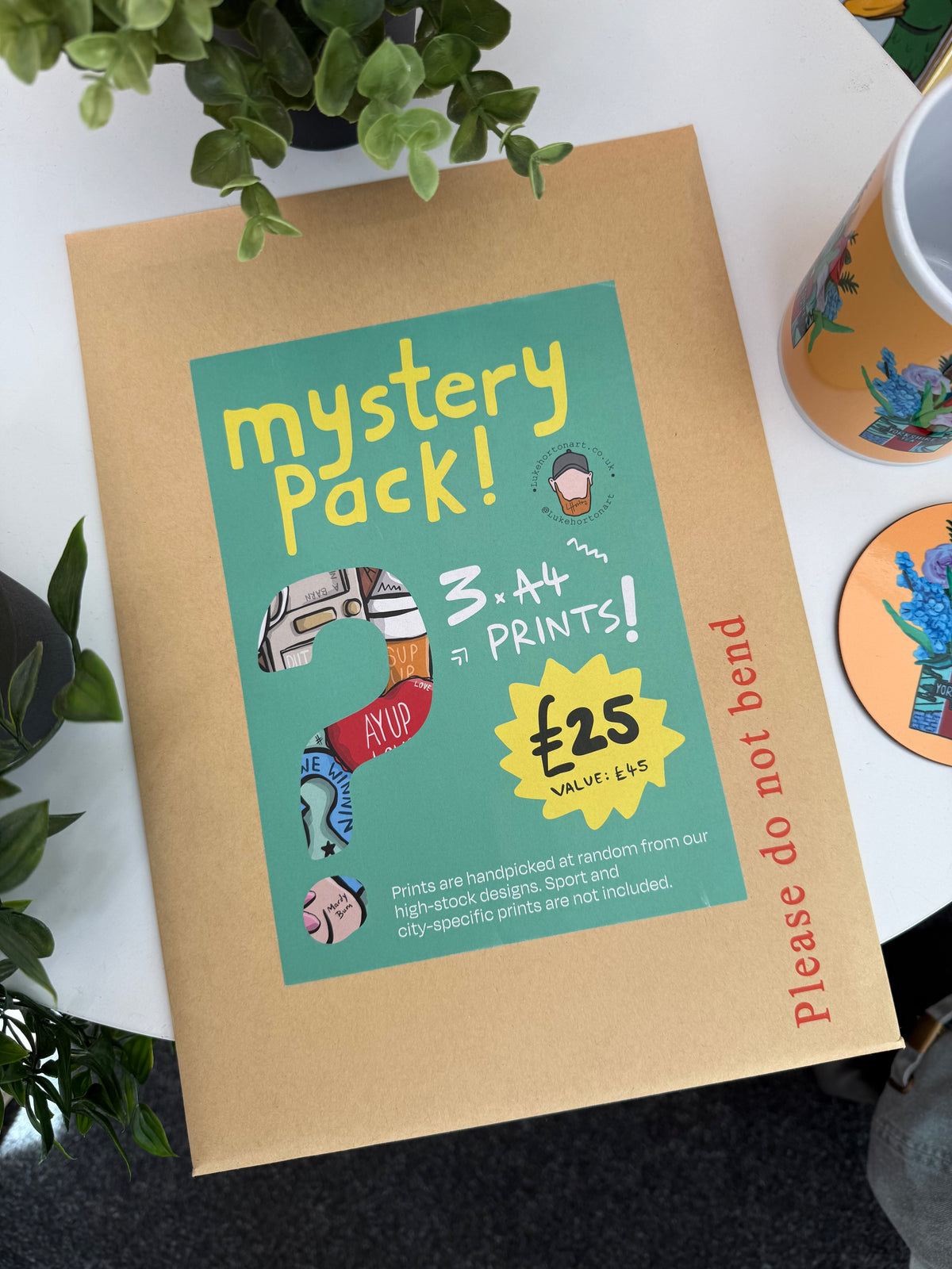 Mystery Pack (A4 Prints x 3) - Yorkshire Art Prints - Luke Horton