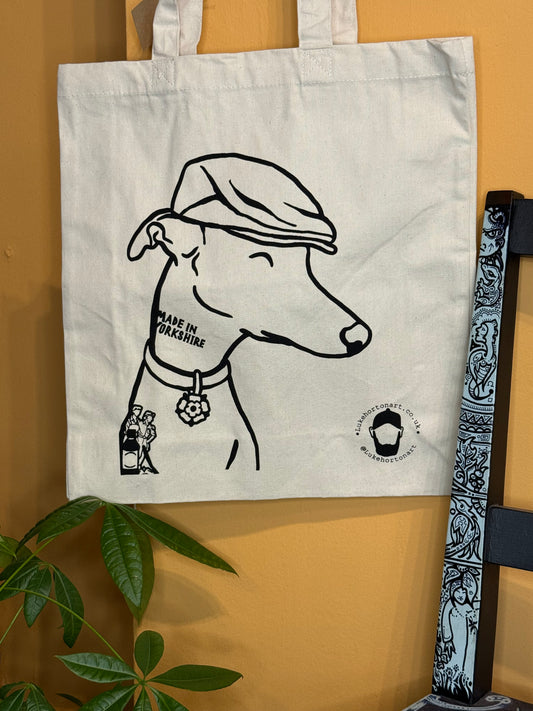 Jack The Whippet Tote Bag - Luke Horton