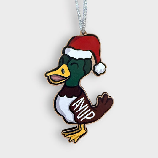 Ayup Duck Santa - Christmas Bauble