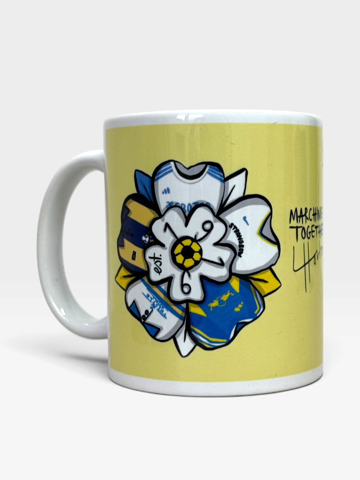 LUFC Marching on together - Leeds Mug - Luke Horton