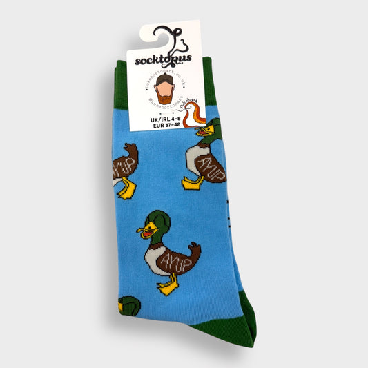 Ayup Duck Socks - Luke Horton x Soctopus Collaboration