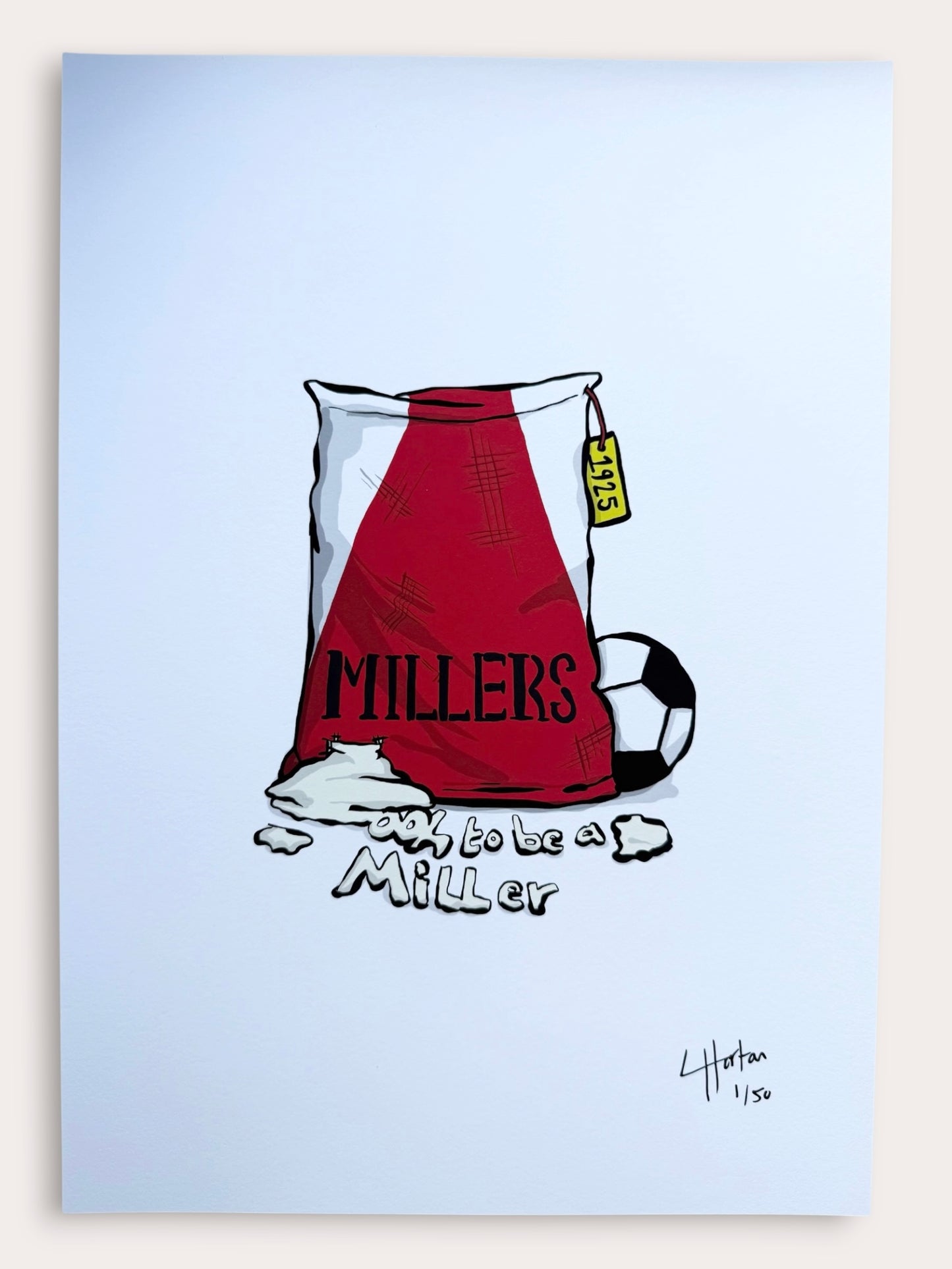 Ooh To Be A Miller - Signed Limited Edition Giclee Print (50) - LukeHorton Art