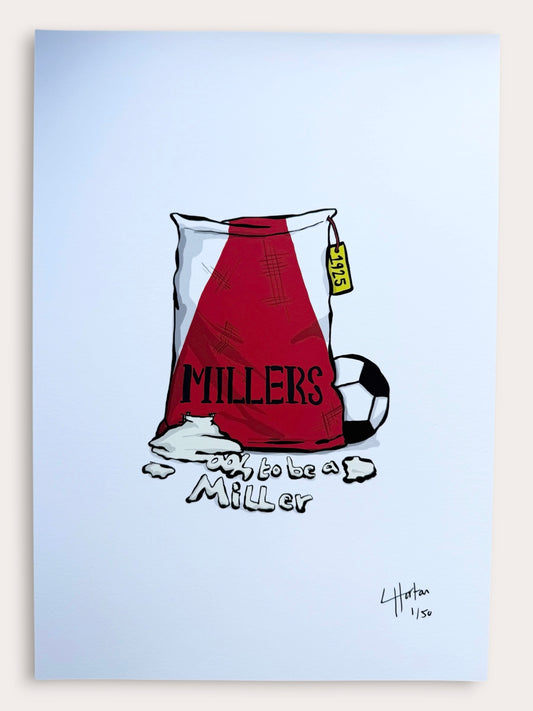 Ooh To Be A Miller - Signed Limited Edition Giclee Print (50) - LukeHorton Art