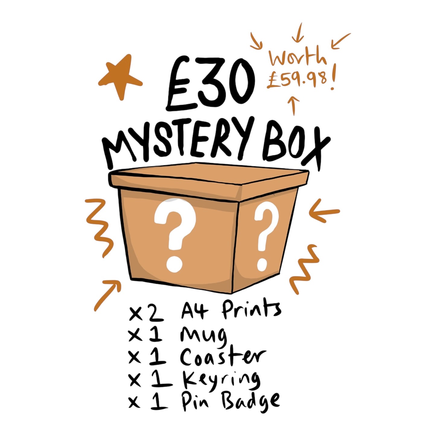 MYSTERY BOX (WORTH £59.98) - Luke Horton