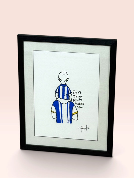 SWFC 3 Points Today - Original Drawing - LukeHorton Art