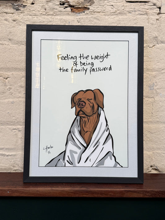 Family Password - 1 of 1 Signed Limited Edition Print - LukeHorton Art
