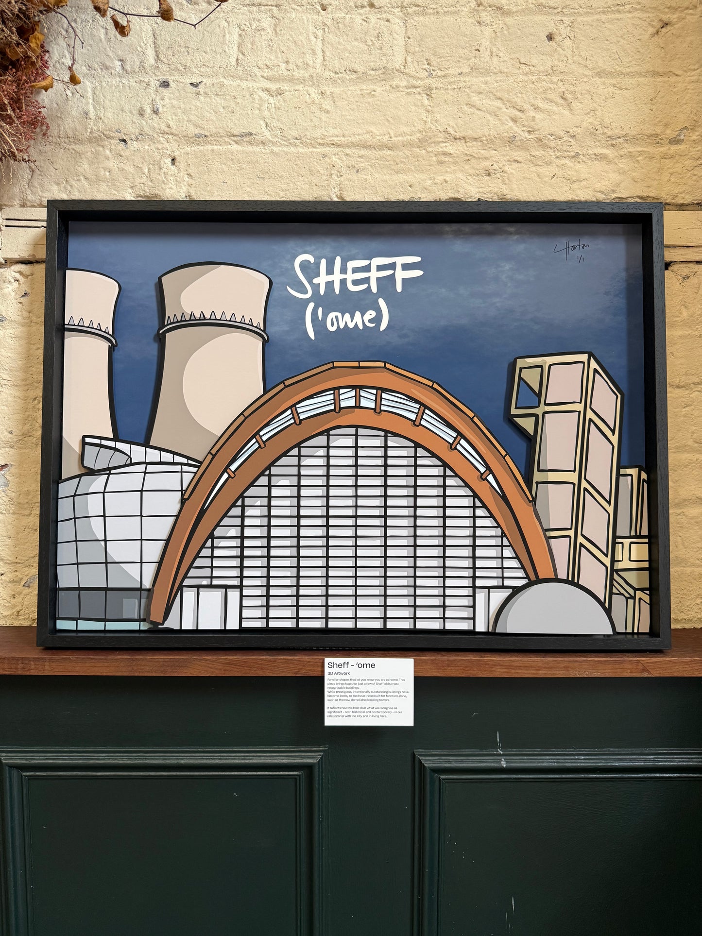 Sheffield ('ome) - 3D Artwork Print - LukeHorton Art