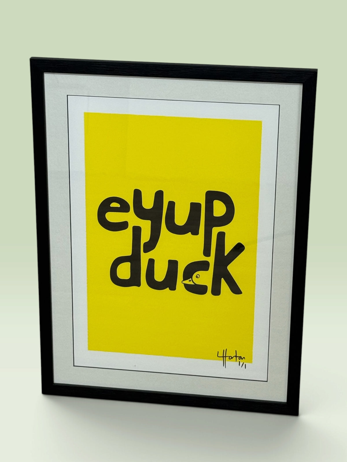 Eyup Duck - 1 of 1 Signed Limited Edition Print - LukeHorton Art