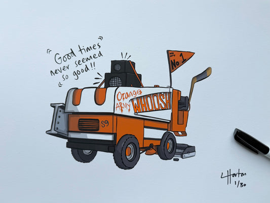 Steel Zamboni - Signed Limited Edition Giclee Print (30) - LukeHorton Art